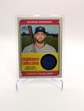 2023 Heritage George Springer Relic Clubhouse Collection Toronto Blue Jays
