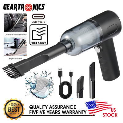 120W 12V Cordless Hand Held Mini Portable Car Auto Home Wireless Vacuum Cleaner