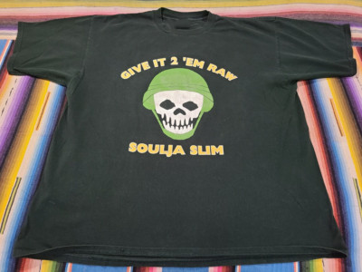 Codeine 1998 Soulja Slim Give It 2 'Em Raw Short Sleeve S to 5xlt