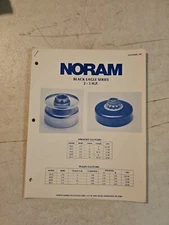 Vintage 1987 NORAM Clutches, Pulleys And Belt Tensioners Brochure Lot
