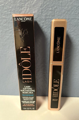 LANCOME IDOLE Lash Lifting Volumizing Mascara GLOSSY BLACK Full Size .27oz NIB