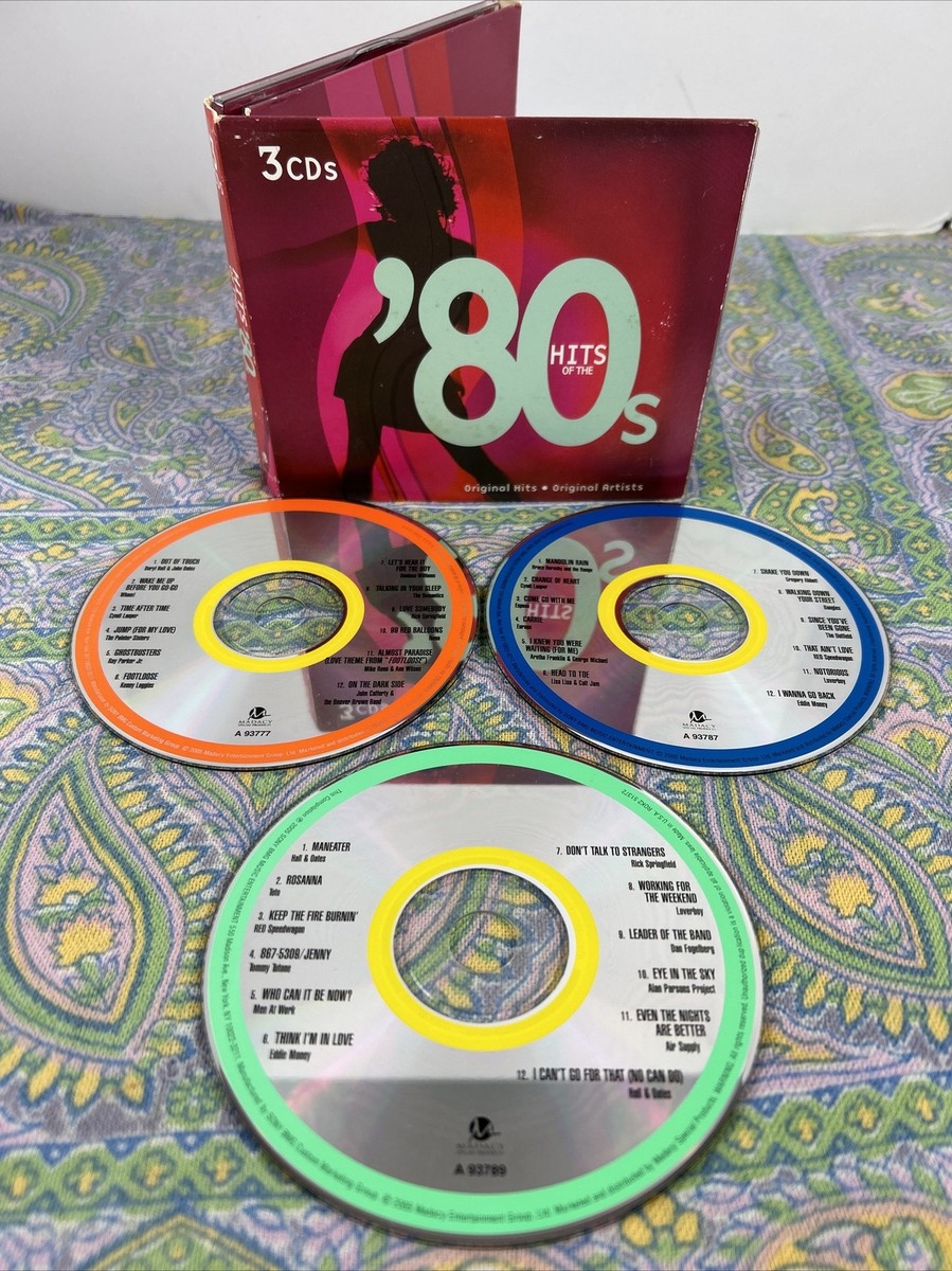 Hits of the 80s by Various (CD, 3 disc set, Sony, 2007) | eBay