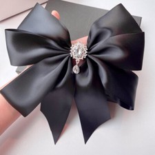Pré Noué Cravate Perles Satin Nœud Lolita Princesse Accessoire Club Fête