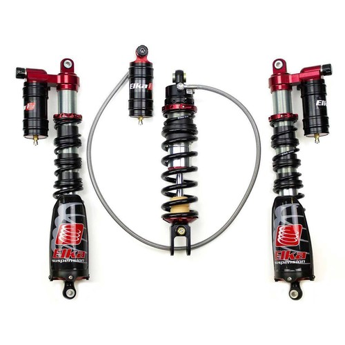 Lonestar A-Arms Elka Legacy Plus Front Rear Shocks +3 Long Travel Raptor 250 125 - Picture 2 of 4
