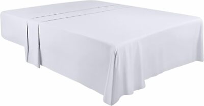 Utopia Bedding - Bettlaken ohne Gummizug - Betttuch 270 x 290 cm - Laken für