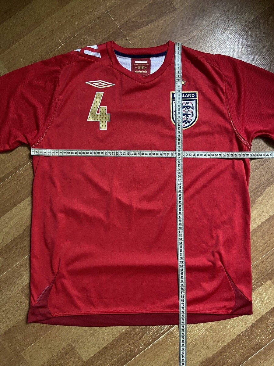 ENGLAND 2006 2007 2008 AWAY SHIRT JERSEY UMBRO sz XL #4 GERRARD | eBay