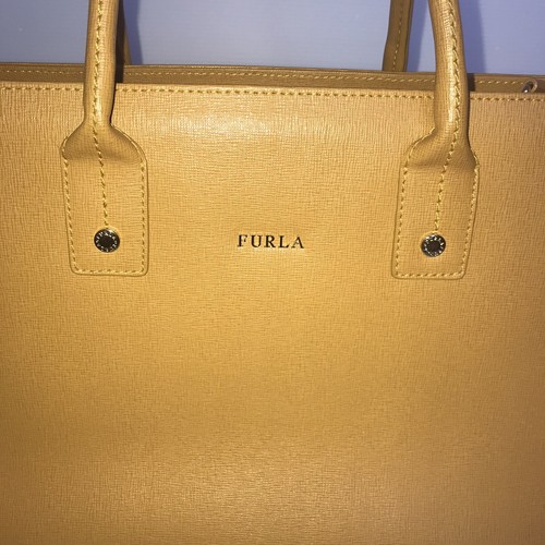 mustard leather tote