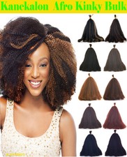 Hot Kinky Bulk Hair for Braiding Top Synthetic Fibers Classic Afro Curls on Sale