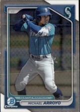 2024 BOWMAN CHROME PROSPECTS MICHAEL ARROYO SEATTLE MARINERS #BCP-97