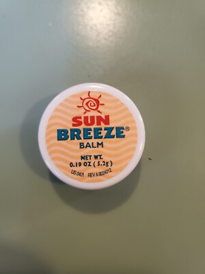 Vintage 1 Small Jar Sunrider SunBreeze Balm ( .19 oz ) Pain Relief 