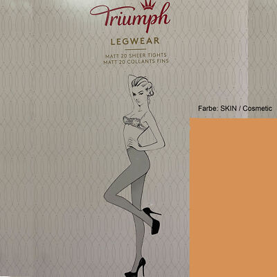 Triumph Legwear Matt 20 Sheer Tights Strumpfhose Transparent Skin / Cosmetic NEU