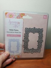 CS2 Crafters Companion Spring Is In The Air Doily Frame 1 piece die set New