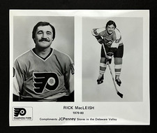 1979-80 Philadelphia Flyers Rick MacLeish Wing NHL Hockey Vintage JCPenney Photo