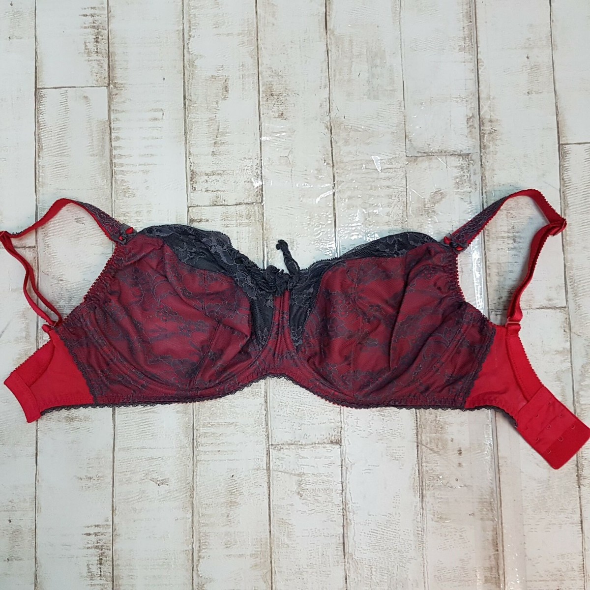 Bravissimo Boudoir Beau Soft Cup Bra In Black, Pink, Red Or Burgundy (AA-3)