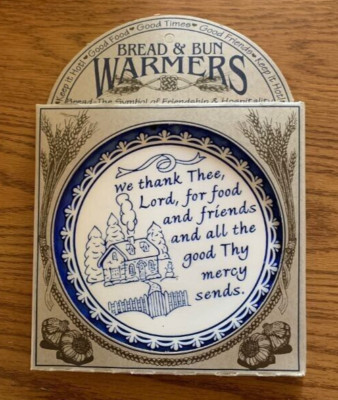 We thank Thee Lord for... Bread & Bun Warmer Brand New in Original Packaging