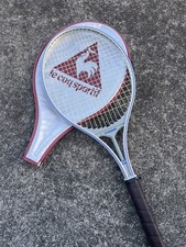 Raquette De Tennis Vintage Édition Yannick Noah Le Coq Sportif Avec Sa Housse 