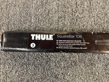 Thule Square Bar Evo Roof Rack Load Bars 43 Inch With End Caps-new 2-71200