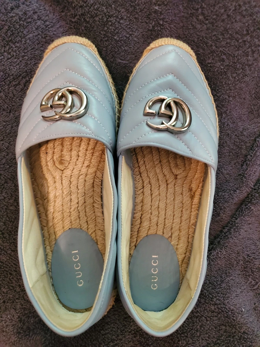 GUCCI ベージュ・青 ミュール Gucci Blue Flats for Women for sale - eBay