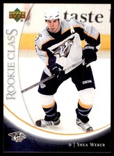 2006-07 Upper Deck Rookie Class Box Set Shea Weber Nashville Predators #1