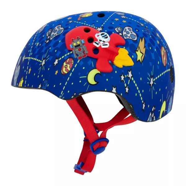 RASKULLZ ORBIT CHARMS CHILD BOY BIKE HELMET, AGE 5+ - BLUE/R