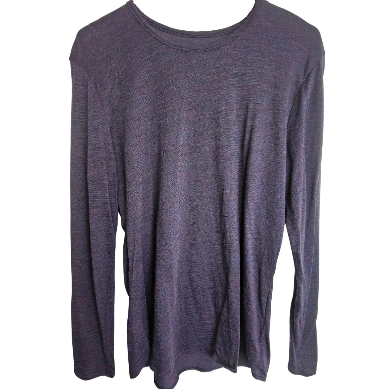 Segments Womens Merino Wool Base Layer Shirt Sz L Gorpcore Outdoor Trail Hiking