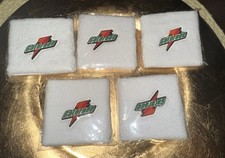 6 GATORADE Vintage Sport White Wristbands Brand New In packages