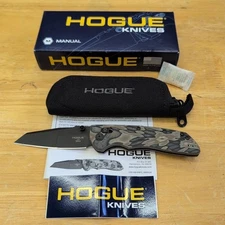 Hogue Deka Able CPM-20CV Black Wharncliffe Blade-Mascus Knife- 24267 -FREE SHIP!