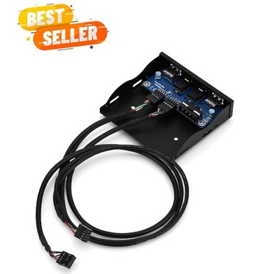 Floppy Front Panel,.0 HD-Audio Floppy Front Panel 3.5'' 9Pin to 2 .0 Interfac...