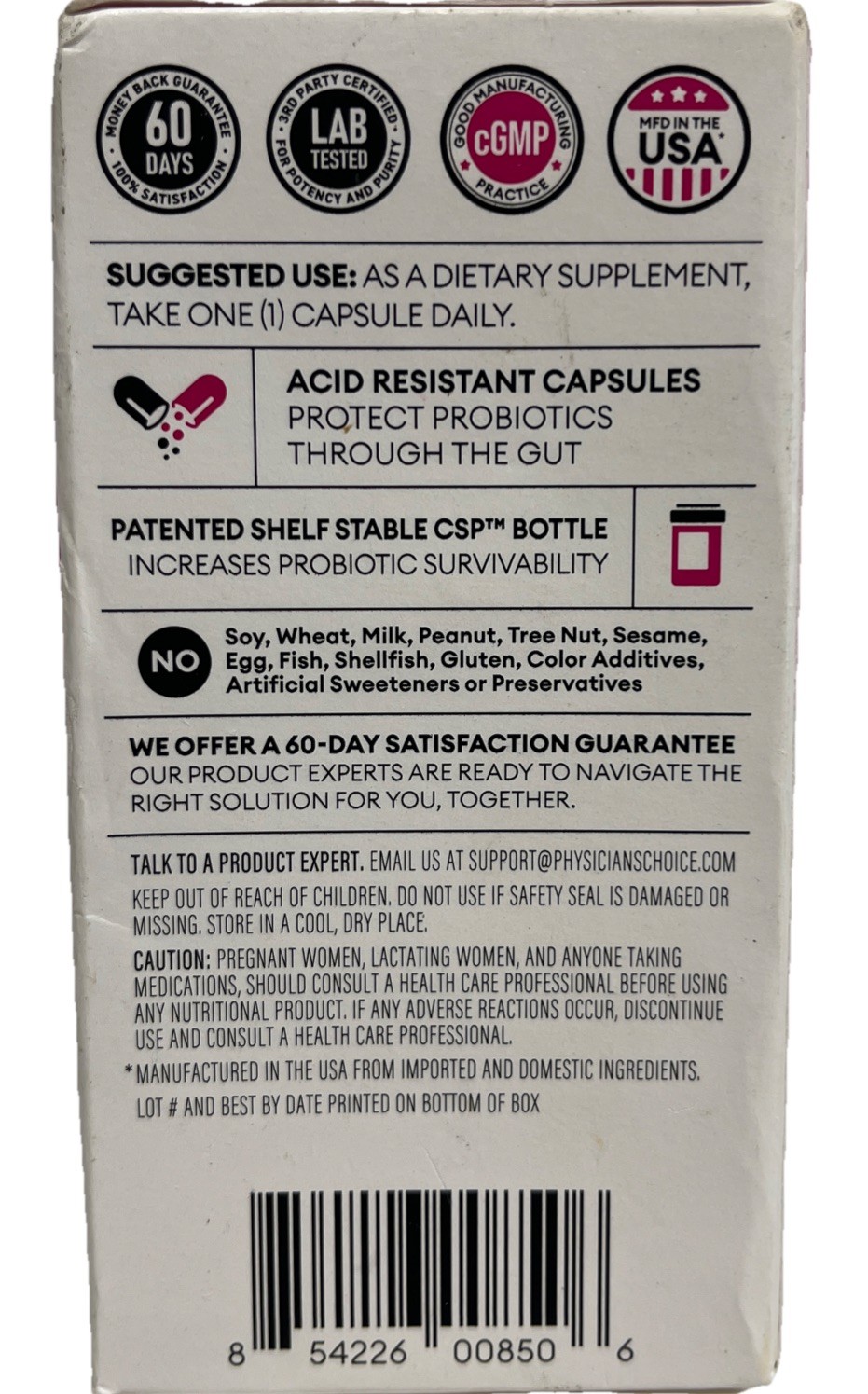 Physician's Choice - Women's Probiotic - 30 Capsules | EXP 03/05/2027 |