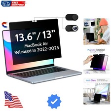 Magnetic Privacy Screen for Macbook Air 13.6/13 Inch 2022-2025, M2, M3, M4, R...