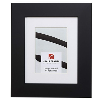 Craig Frames 74273 8 x 10 Inch Satin Black Picture 8 x 10, 74273 
