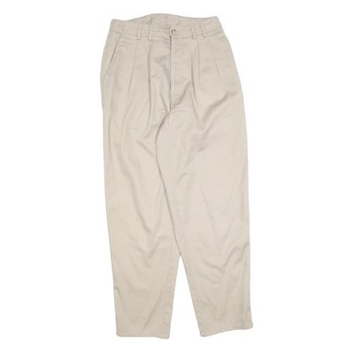 HUNT CLUB Damen Baumwollmischung Beige Regular Gerade Hose W26 L28 Classic