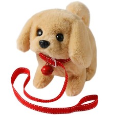 KSABVAIA Plush Golden Retriever Toy Puppy Electronic 5.9 Inch, Dog