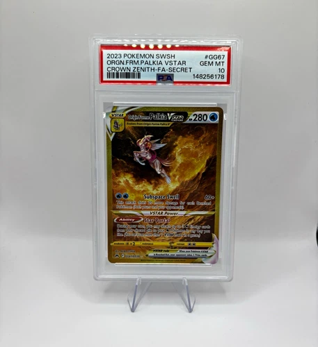 PSA 10 Origin Forme Palkia VSTAR Secret Rare GG67/GG70 Crown Zenith Holo 2023