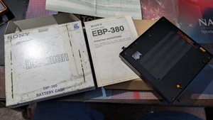 Vintage OPEN Box? NIB Original AA Battery Case Attachment For SONY EBP-380  CD