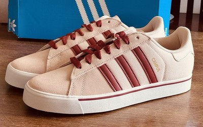 Men's Size 9.5 - adidas Campus Vulc Wonder Quartz Preloved Ruby JQ0050