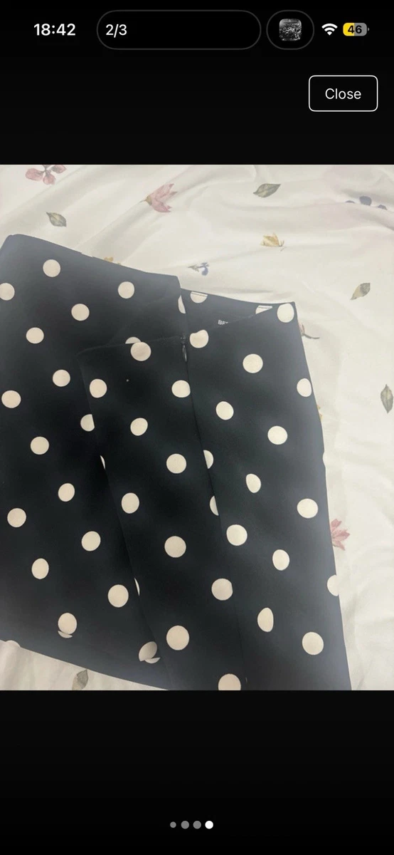 Minifalda a lunares de Bershka talla S
