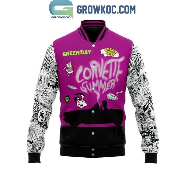 Green Day Revenge Is Sweeter Than Wine Baseball Jacket