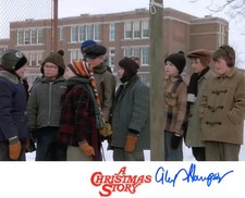 Alex Stamper Autographed A Christmas Story 8 x 10 Photo