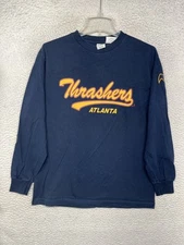 Vintage Atlanta Thrashers Shirt Long Sleeve Mens Medium NHL Hockey CCM 90s