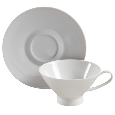 Rosenthal - Continental Classic Modern White Cup & Saucer 5967040