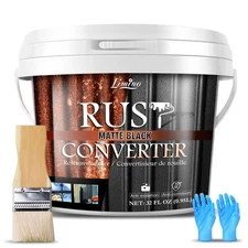 Rust Converter for Metal - Black Metal Primer and Rust Remover, Reformer ＆ En...