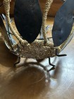 MCM Brutalist Metal And Rope Artistic Fish Bowl With Metal Feet Marine — photo 5