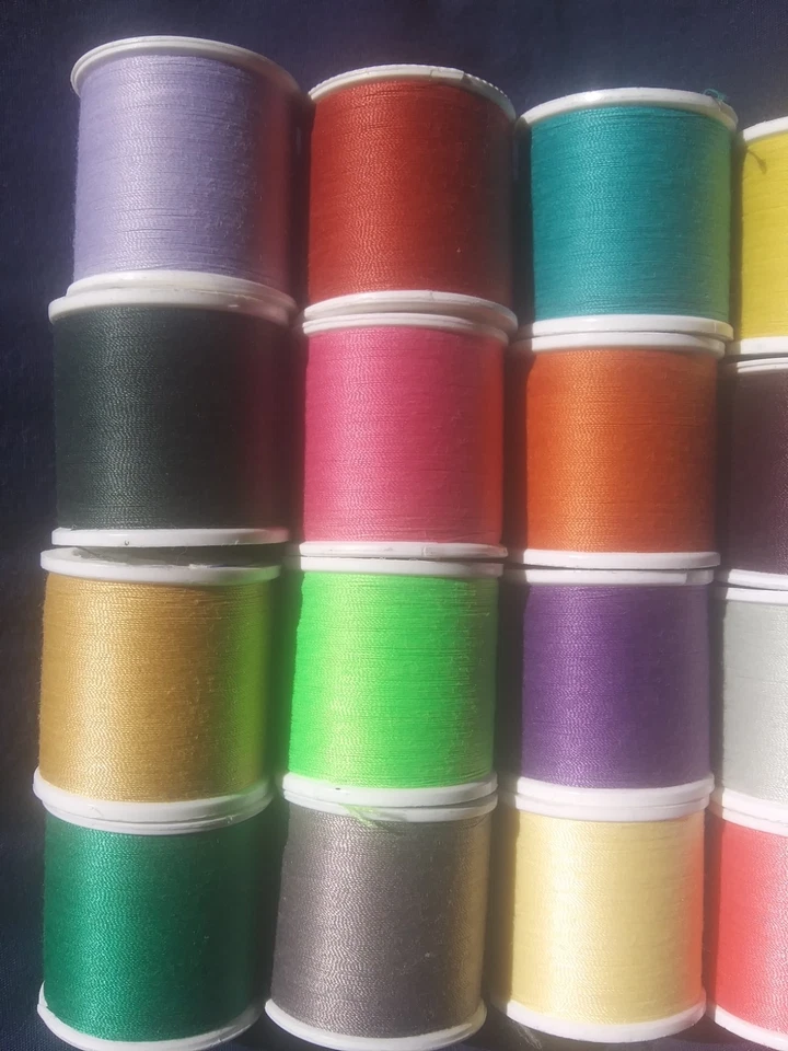 24 Coats & Clark All Purpose Thread~135 Yd ea~Polyester~Various Colors~Lot X - Image 3 of 4
