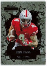 2021 Julian Fleming Wild Card Alumination NIL Draft Driven Purple Rookie