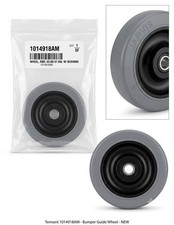 Tennant 1014918AM Floor Scrubber 3" Bumper Head Guide Wheel w/ Bushing New