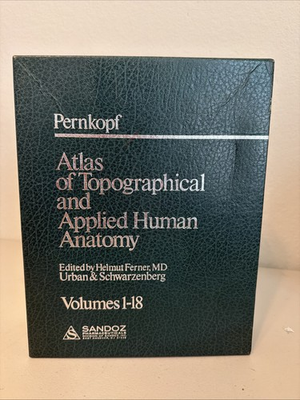 #ad Penkopf Atlas of Topographical and Applied Human Anatomy Volumes 1 18 $400.00