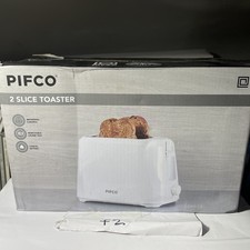 Image of PIFCO Toaster 2 Slice, 700W, Variable Browning, Available In White