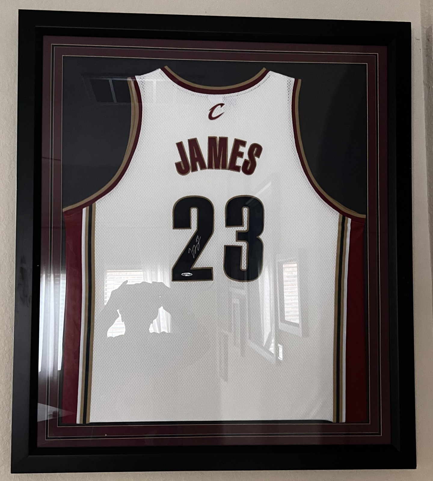 LeBron James Autographed Signed Cleveland Cavaliers Cleveland, Cavalier '03 Home Jersey UDA COA #23 