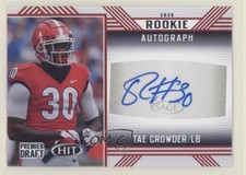 2020 Sage Hit Rookie Auto Red Tae crowder #A76 Auto 03xg